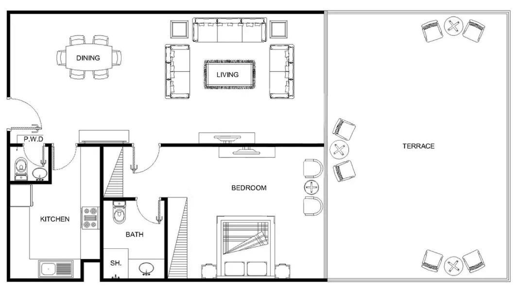 Lux Opulent Island Suite 6 Burj View ドバイ エクステリア 写真